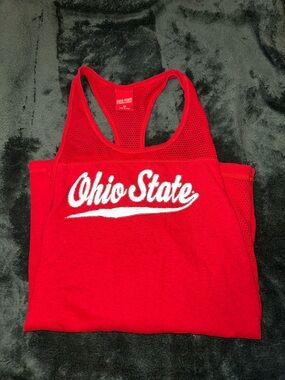 NCAA Red Ohio State Racerback Tank Top - Size M